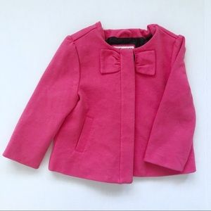 Bright Pink Janie and Jack Jacket 18-24 Months